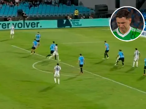 El golazo de Thiago Almada para el 1 a 0 de Argentina a Uruguay: la reacción de Dibu Martínez