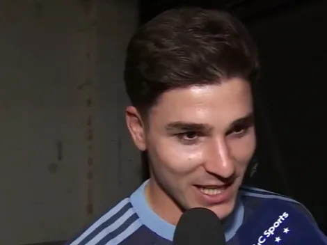 Julián Álvarez rompió el silencio tras el polémico penal anulado en Champions League
