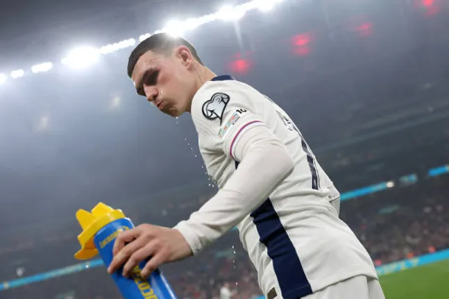 Foden no estuvo a la altura con Inglaterra.