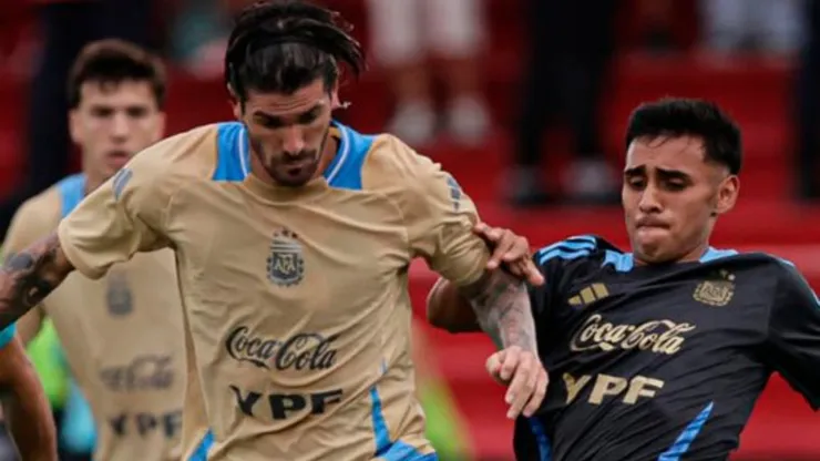 Las perlitas del 2 a 0 de la Mayor contra la Sub 20 en solidaridad por Bahía Blanca