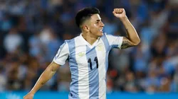Thiago Almada festejó ante Uruguay para que dejen de llamarlo intrascendente en Argentina