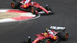 Lewis Hamilton y Charles Leclerc en el GP de China.