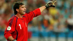 El Pato Abbondanzieri en la Selección Argentina.