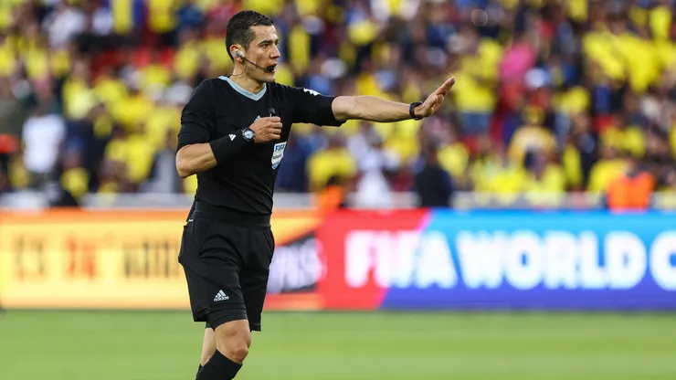 Andrés Rojas, el árbitro de Argentina vs. Brasil.