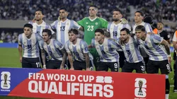 Los once titulares de la Selección Argentina.