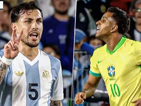 El cruce entre Paredes y Rodrygo Goes: ''Yo tengo una Copa del Mundo y vos 0''