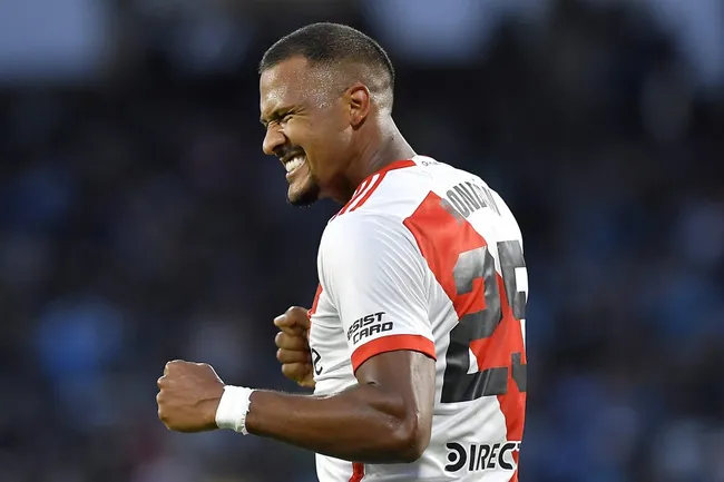 Salomón Rondón jugó en River en 2023. (Foto: Getty).