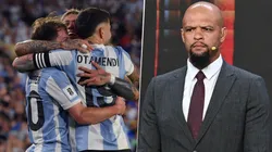 Felipe Melo reconoció el rendimiento de la Selección Argentina frente a Brasil en el Estadio Monumental.