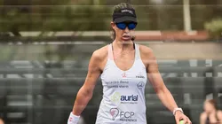 Marta Marrero en el P1 de Santiago.