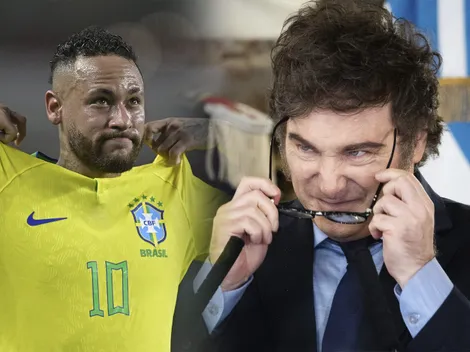 La frase con la que Milei chicaneó a Neymar tras la victoria de Argentina sobre Brasil