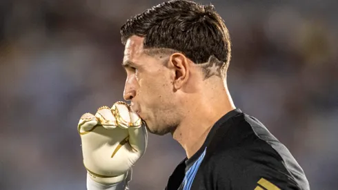 Dibu Martínez, arquero de la Selección Argentina.