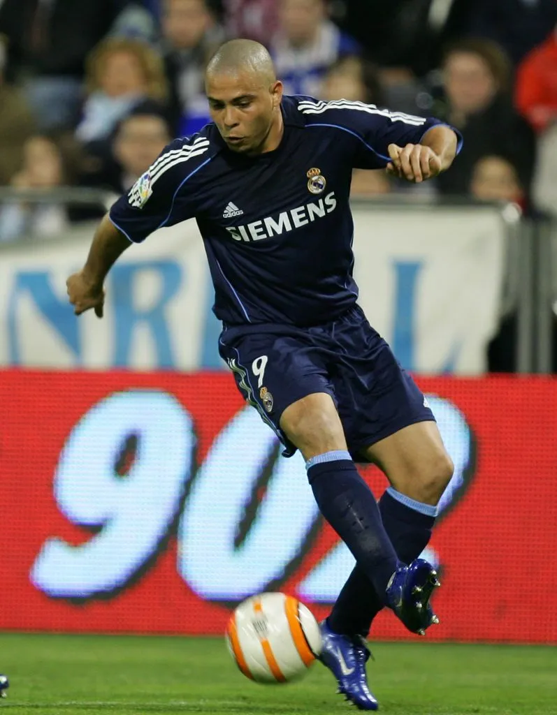 Ronaldo Nazario en su paso por Real Madrid.