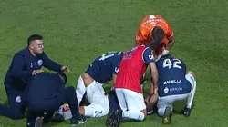 La durísima lesión de Victorio Ramis en Independiente Rivadavia vs. Racing
