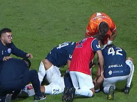 La durísima lesión de Victorio Ramis en Independiente Rivadavia vs. Racing