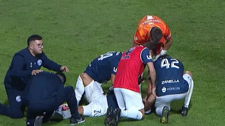 La durísima lesión de Victorio Ramis en Independiente Rivadavia vs. Racing