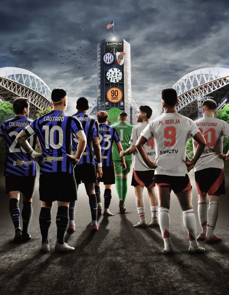River e Inter se verán las caras en el Lumen Field de Seattle el 25 de junio. (Foto: @RiverPlate).