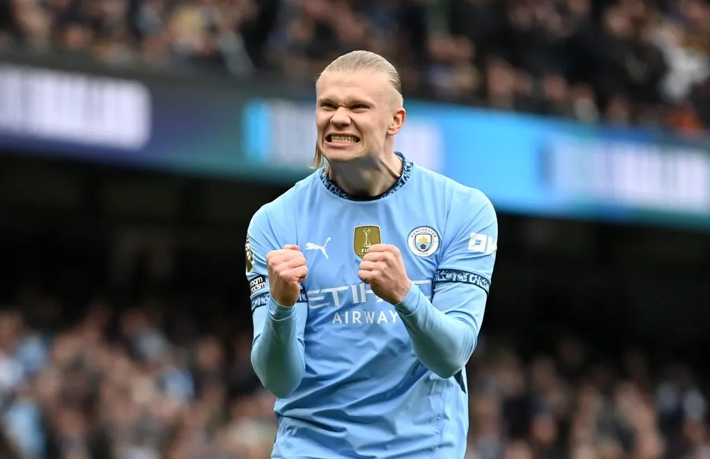 Haaland, el nombre por el que iría Real Madrid en caso de irse Vinicius Junior (Getty Images)