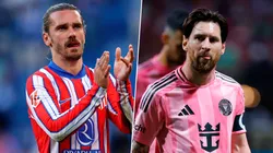 Antoine Griezmann y Lionel Messi.