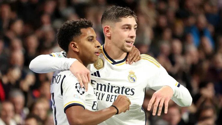 Valverde y Rodrygo, figuras de Real Madrid.