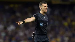 Sebastián Zunino, el árbitro de Aldosivi vs. Boca. (Getty Images)