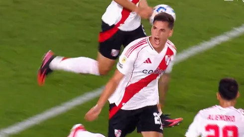 El gol de cabeza de Martínez Quarta para el 1 a 1 de River ante Rosario Central