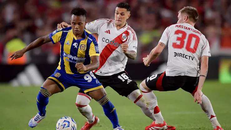Los puntajes de River vs. Rosario Central con Subiabre y Mastantuono figuras, y dos desaprobados