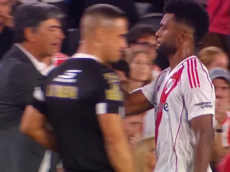 El gesto de Miguel Borja a los hinchas de River tras reemplazado vs. Rosario Central