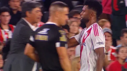 El gesto de Miguel Borja a los hinchas de River tras reemplazado vs. Rosario Central