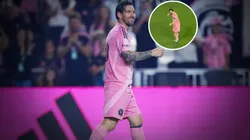 Lionel Messi y un festejo dedicado a Djokovic.