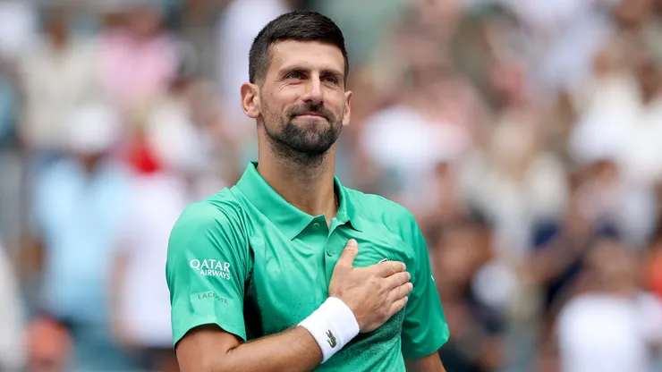 Novak Djokovic, tenista serbio.