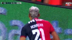 El festejo de Luciano Herrera.