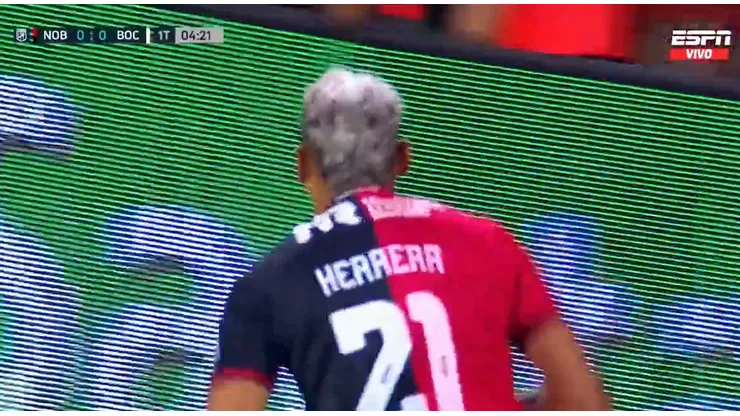 El festejo de Luciano Herrera.