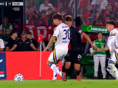 VIDEO | Todo Newell's pidió penal contra Boca: Silvetti perdió un diente tras chocar con Belmonte