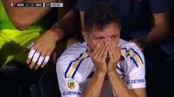 Ánder Herrera se lesionó y se fue de la cancha llorando a los cinco minutos de ingresar en Boca vs. Newell's