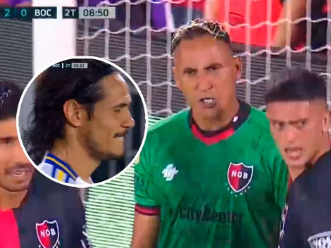 El penal errado de Cavani contra Keylor Navas