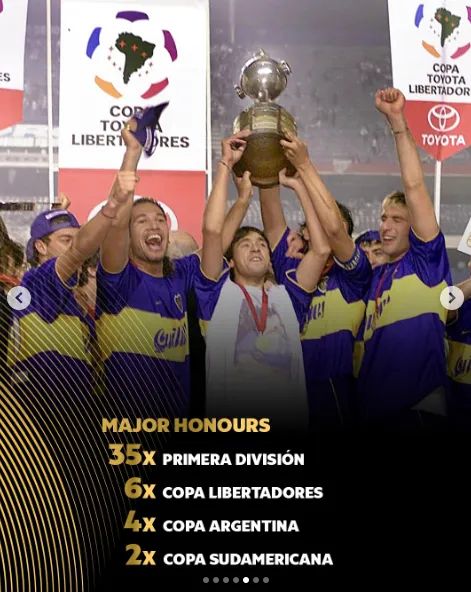 FIFA le reconoció los 35 campeonatos locales a Boca.