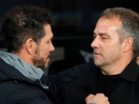 Flick concedió a Simeone su mejor elogio antes que se enfrenten Atlético de Madrid y Barcelona