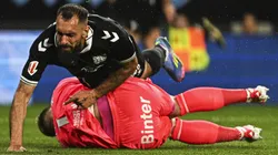 Jasper Cillessen fue operado tras chocar con Borja Iglesias