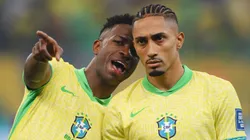 Vinícius Júnior y Raphinha, figuras de la Selección de Brasil.
