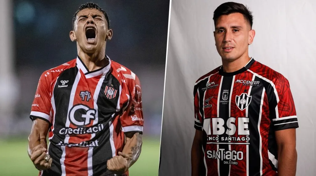 Chacarita asegura que Central Córdoba copió su camiseta. (Fotos: @ChacaOficial y @cacc_sde)