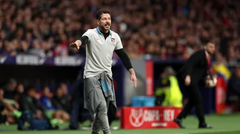 La reacción de Diego Simeone con los jugadores tras la eliminación de Atlético de Madrid en la Copa del Rey
