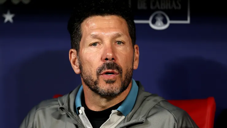 Diego Simeone, entrenador de Atlético de Madrid.