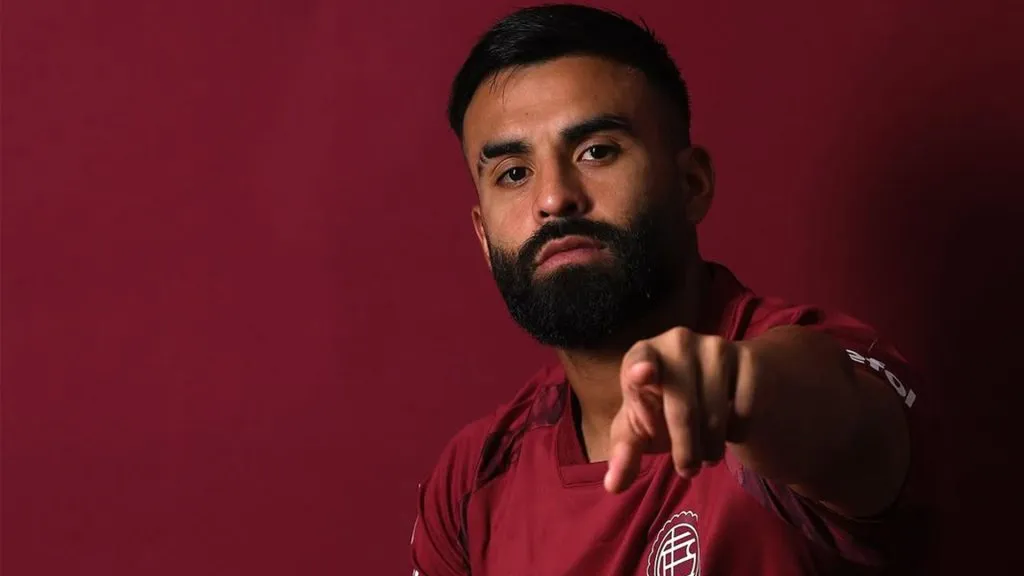 Alexis Canelo, delantero de Lanús con pasado en Independiente. (Foto: Prensa Lanús)