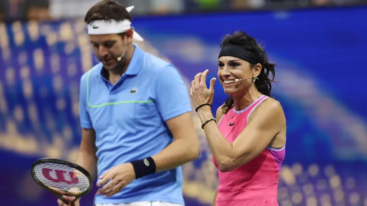 Juan Martín Del Potro y Gabriela Sabatini.