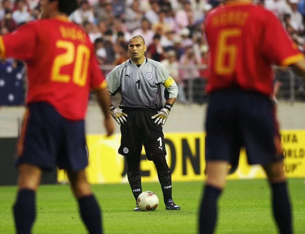 Chilavert en el Mundial de 2002.