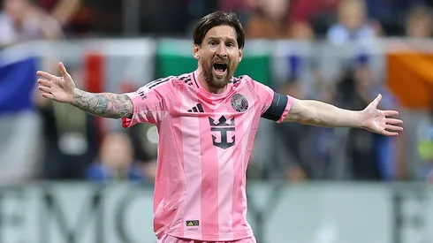 Lionel Messi, con la camiseta de Inter Miami.