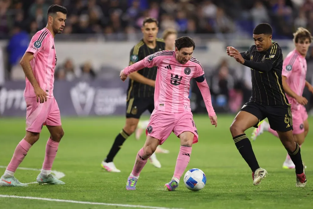 Lionel Messi tuvo un partido incómodo ante Los Ángeles FC.