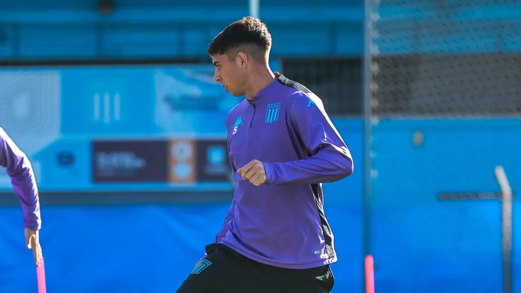 Juan Ignacio Nardoni, el volante de Racing que sigue Scaloni. (Foto: Prensa Racing)