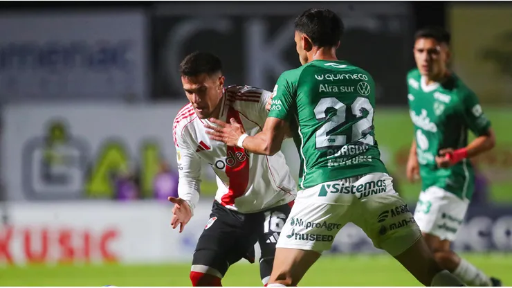 River sufrió contra Sarmiento en Junín y necesitó de Franco Armani para llevarse un empate