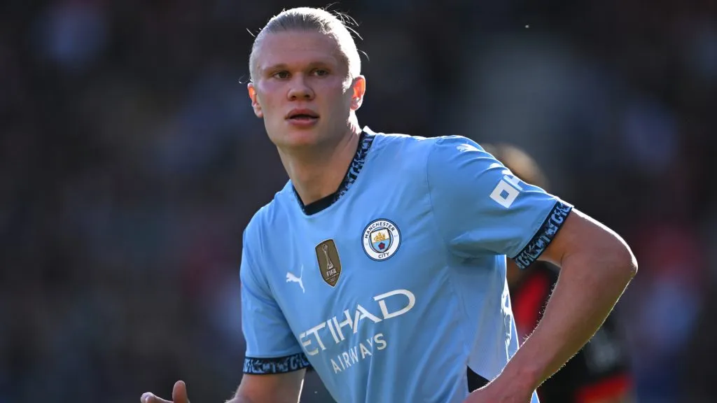 Erling Haaland, delantero del Manchester City.